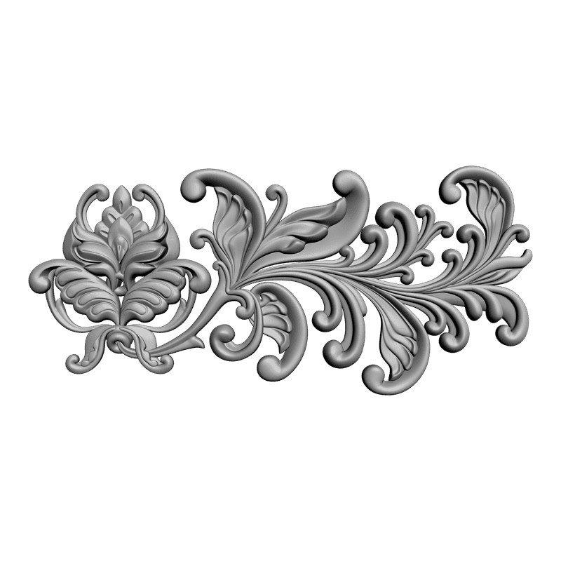 картинка Накладка резная D10-075 3D-STL.COM
