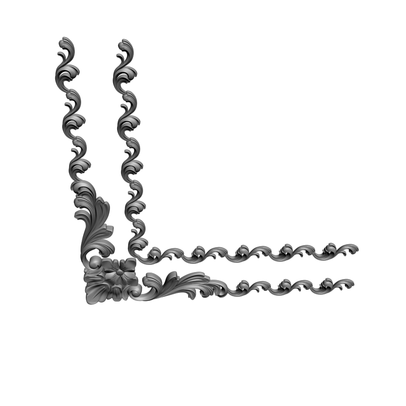картинка Угловой элемент D19-060 3D-STL.COM