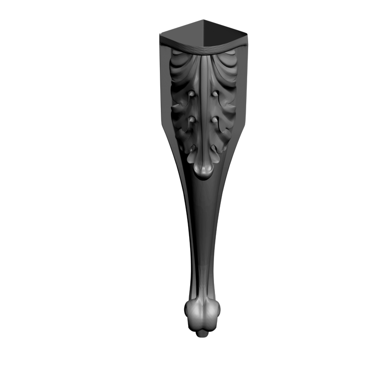 картинка Ножка мебельная M6-093 3D-STL.COM