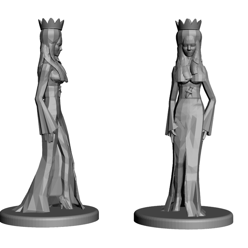 картинка Набор шахмат. Демоны PI3-106 3D-STL.COM