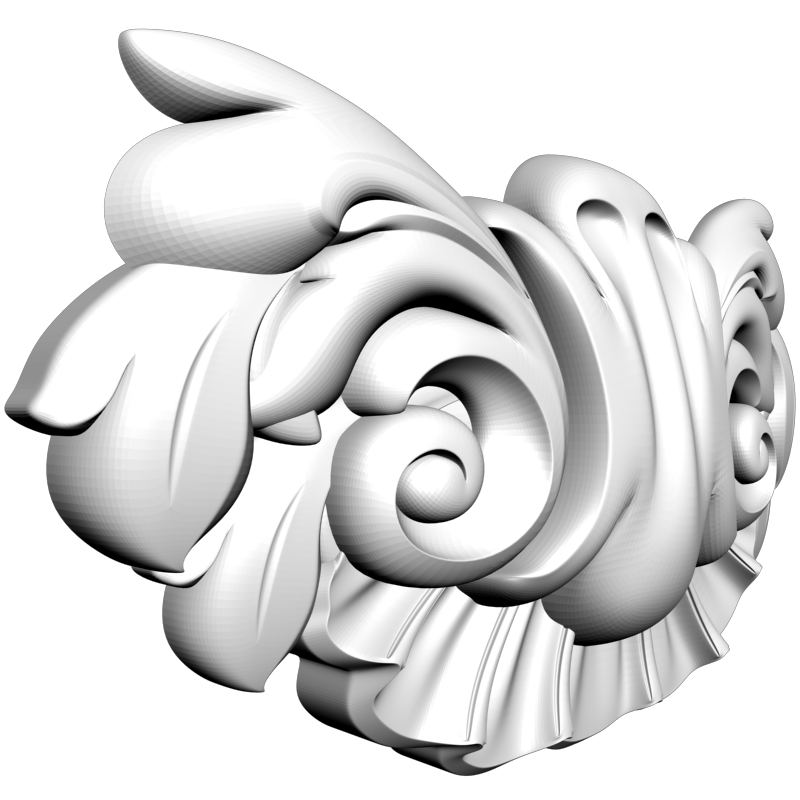 картинка Накладка резная D10-313 3D-STL.COM