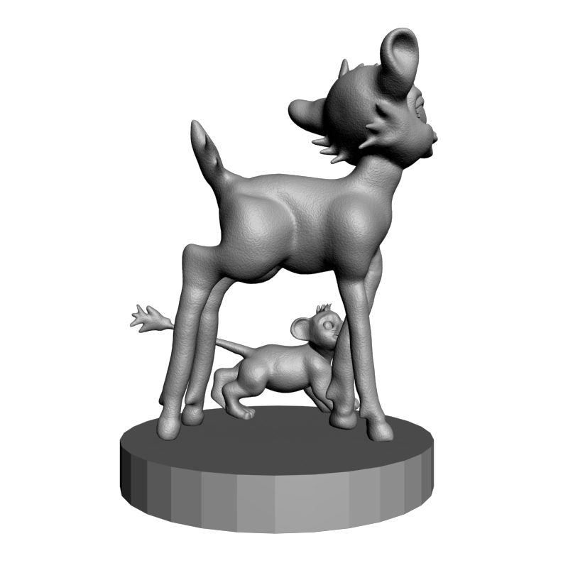 картинка Бэмби и Симба PI1-511 3D-STL.COM