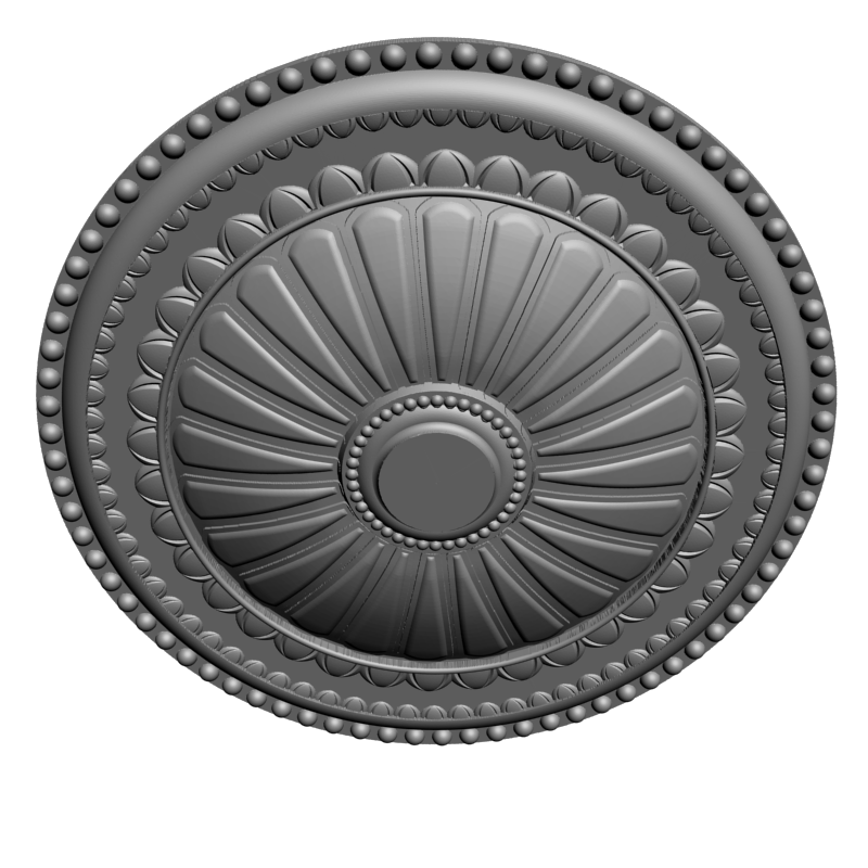 картинка Розетка резная D16-345 3D-STL.COM