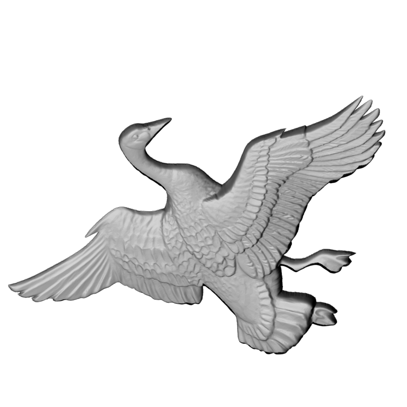 картинка Канадский гусь F3-086 3D-STL.COM