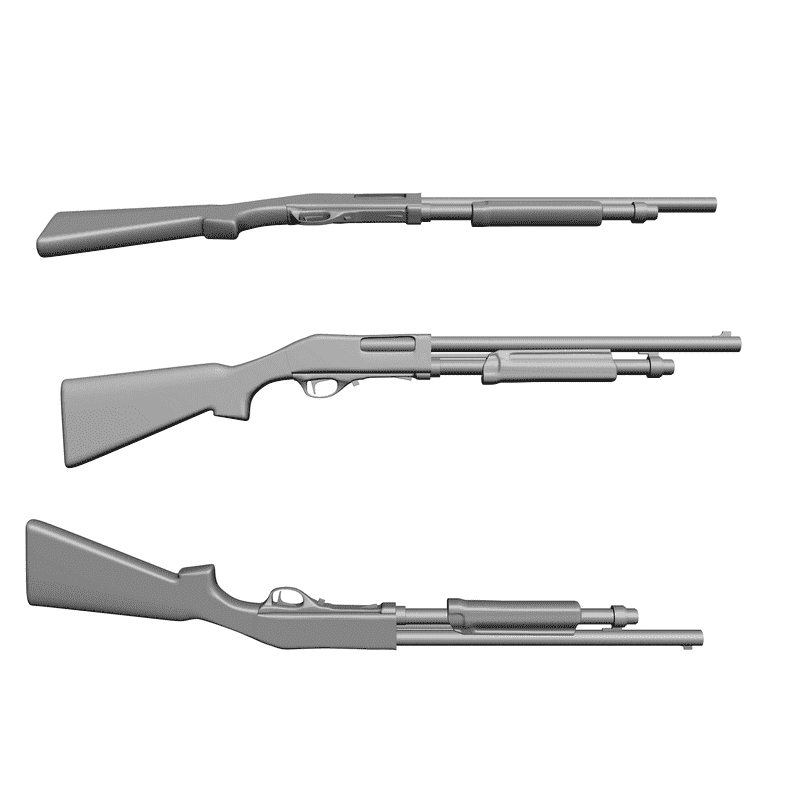 картинка Дробовик RO2-008 3D-STL.COM