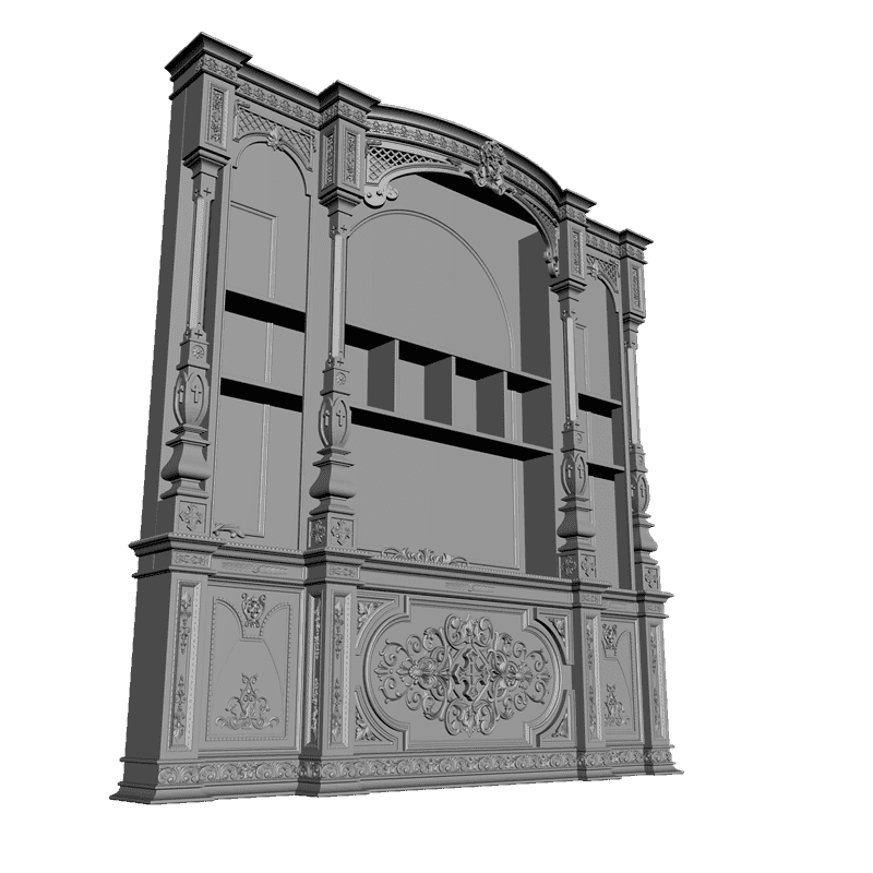 картинка Молельная комната V2-009 3D-STL.COM