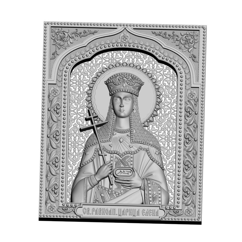 картинка Святая Равноапостольная Елена V3-458 3D-STL.COM