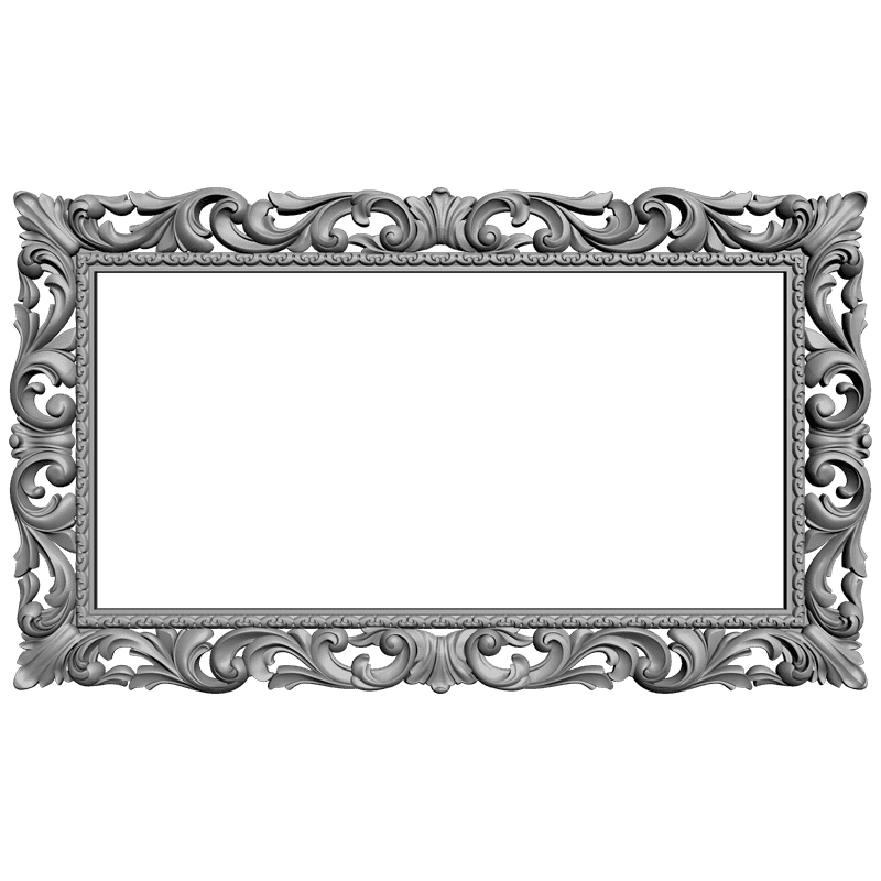 картинка Рамка под картину резная D14-147 3D-STL.COM