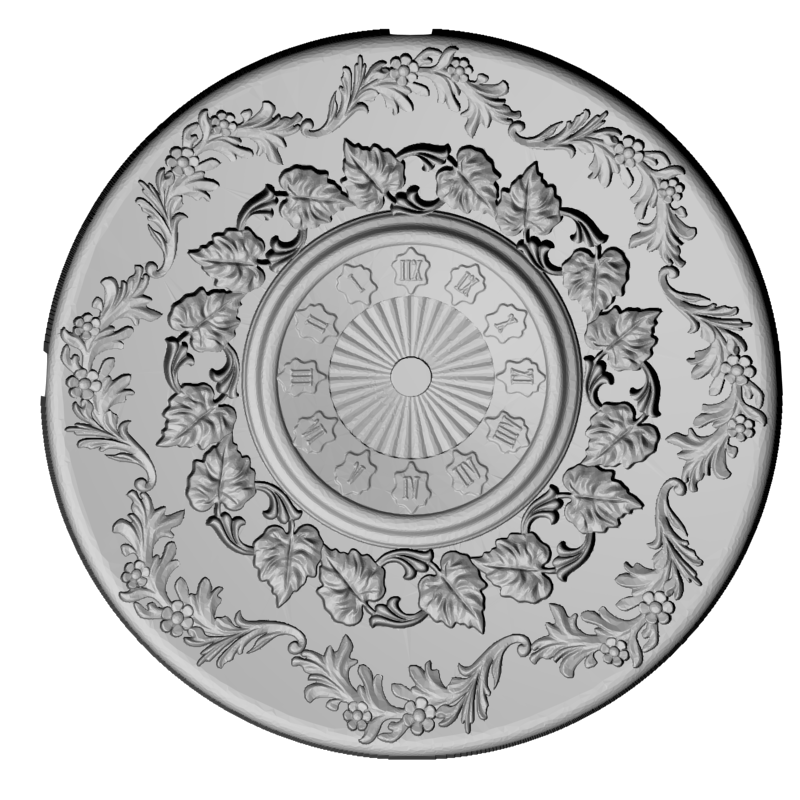 картинка Розетка резная D16-383 3D-STL.COM