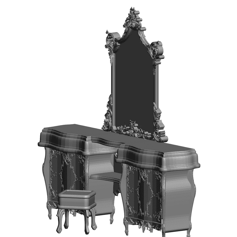 картинка Комод с зеркалом M2-005 3D-STL.COM