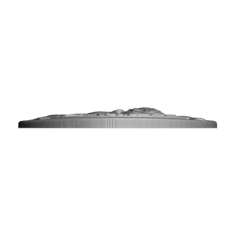 картинка Бык с годом на удачу P4-603 3D-STL.COM