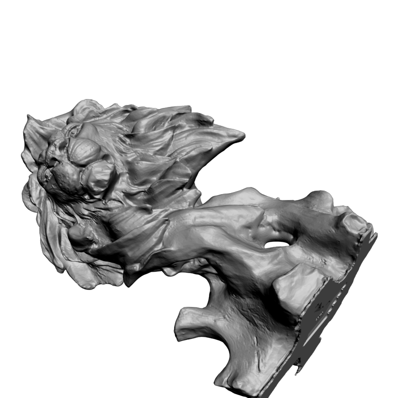 картинка Лев на каряге F1-244 3D-STL.COM