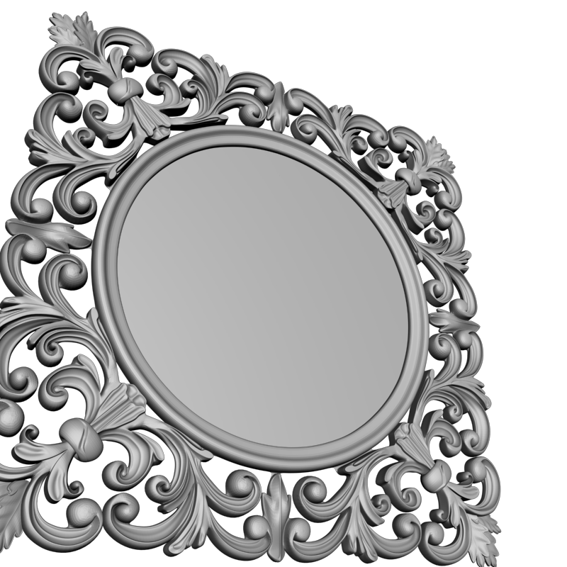 картинка Рамка резная D14-632 3D-STL.COM