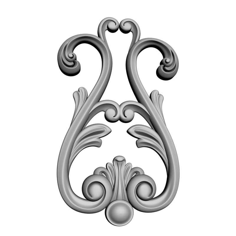 картинка Элемент декора D10-454 3D-STL.COM