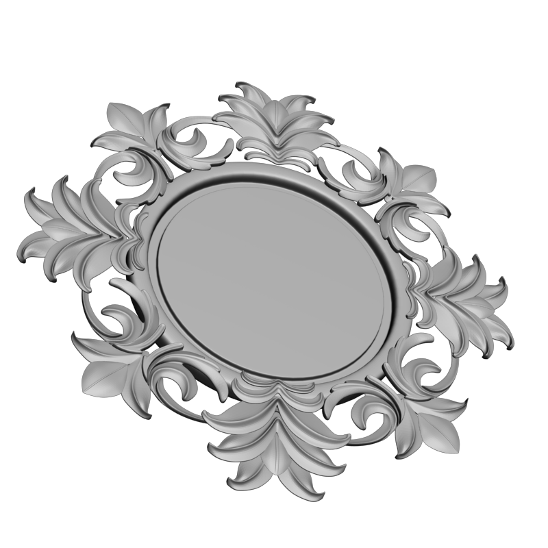 картинка Рамка резная D14-647 3D-STL.COM
