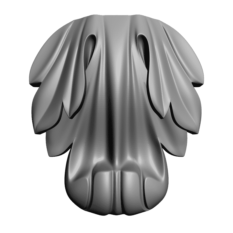картинка Кронштейн резной D9-096 3D-STL.COM