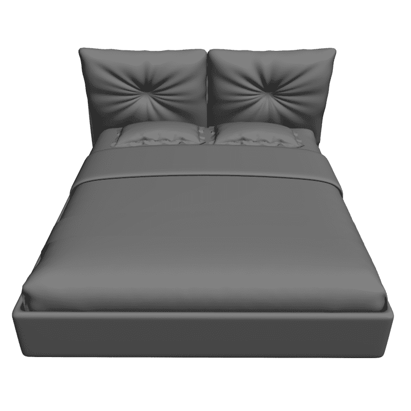 картинка Bed Akkra - Dream Land M4-150 3D-STL.COM