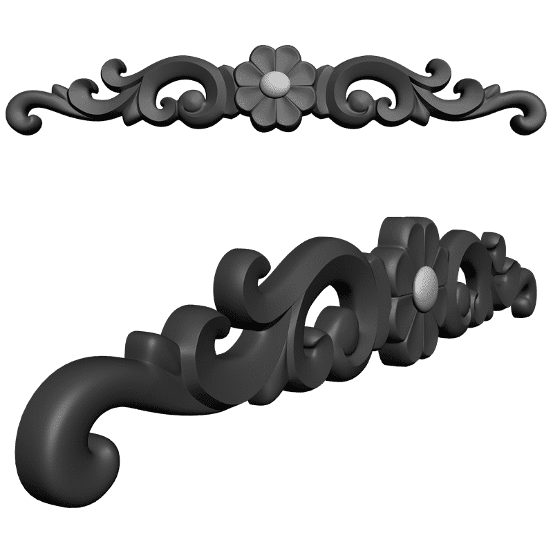 картинка Накладка декоративная D10-215 3D-STL.COM