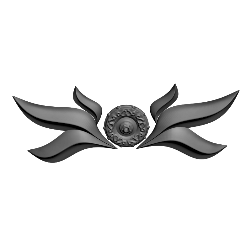 картинка Розетка резная D16-359 3D-STL.COM
