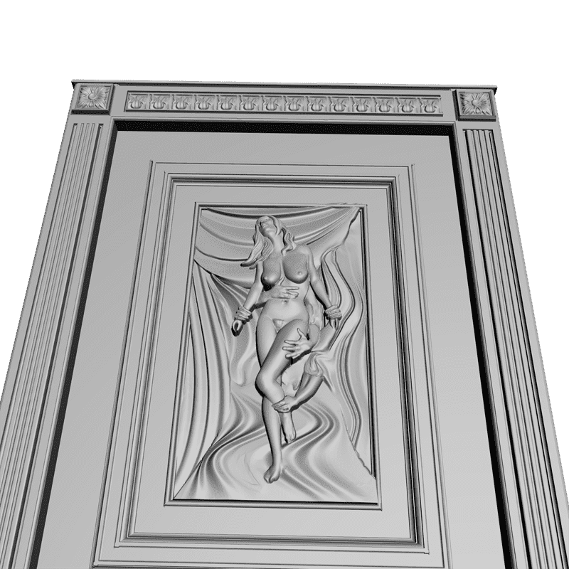 картинка Дверь резная H3-034 3D-STL.COM