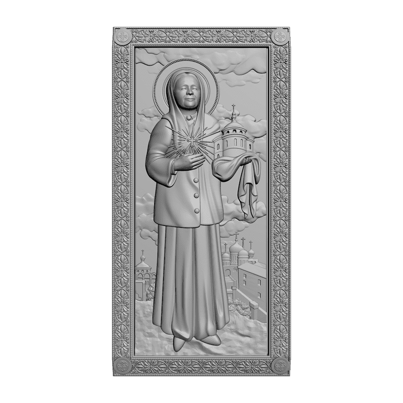 картинка Святая Матрона Московская V3-199 3D-STL.COM