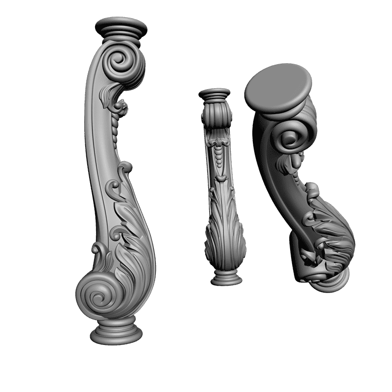 картинка Столб D17-021 3D-STL.COM