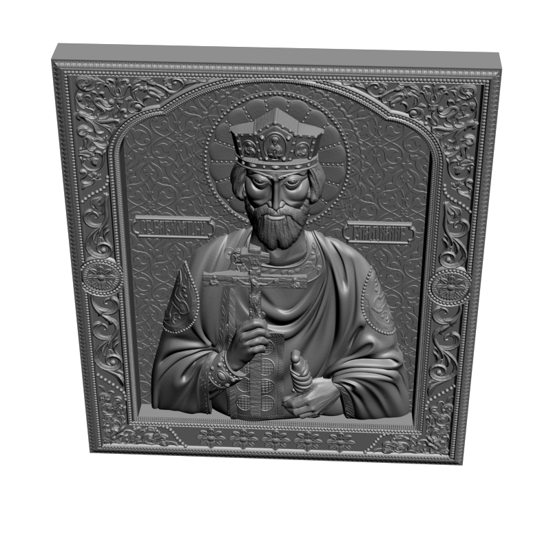 картинка Святой князь Владимир V3-442 3D-STL.COM