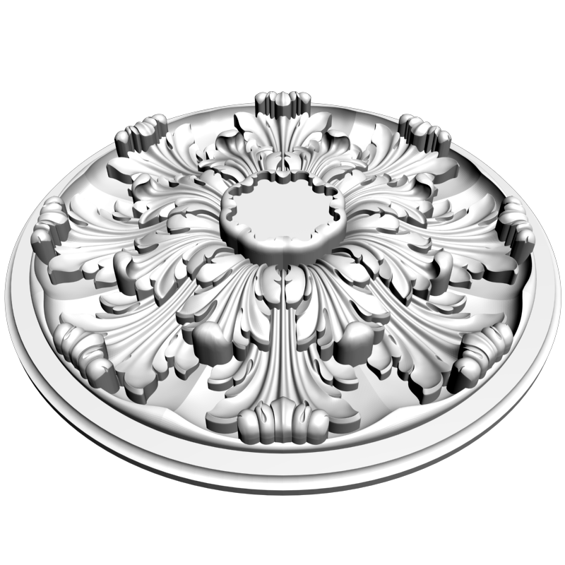 картинка Розетка резная D16-317 3D-STL.COM