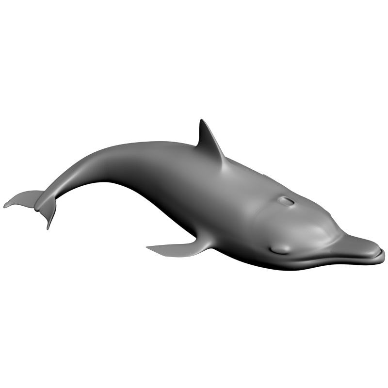 картинка Дельфин F5-039 3D-STL.COM
