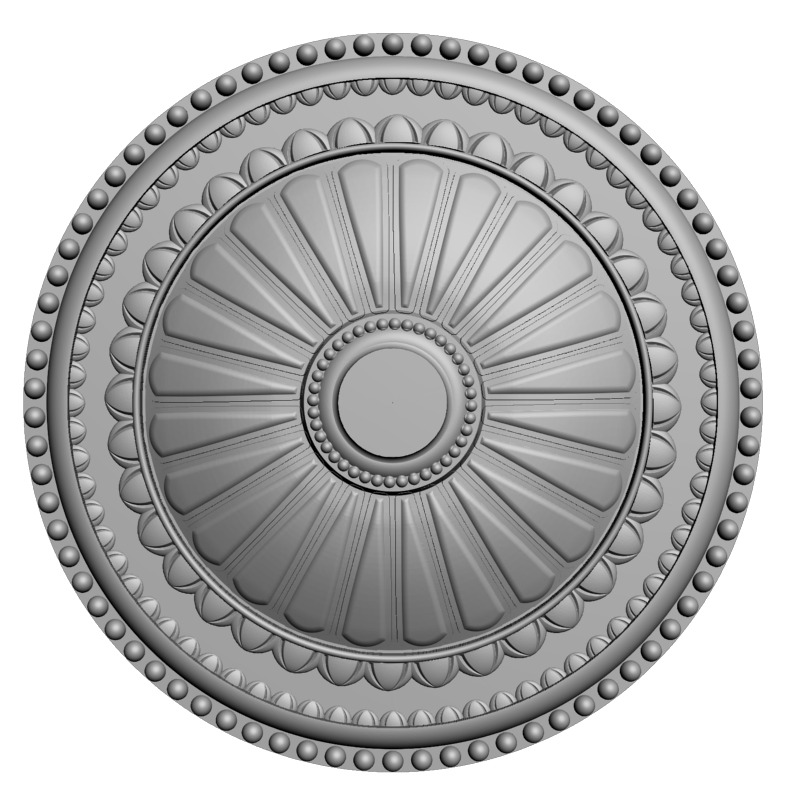 картинка Розетка резная D16-345 3D-STL.COM