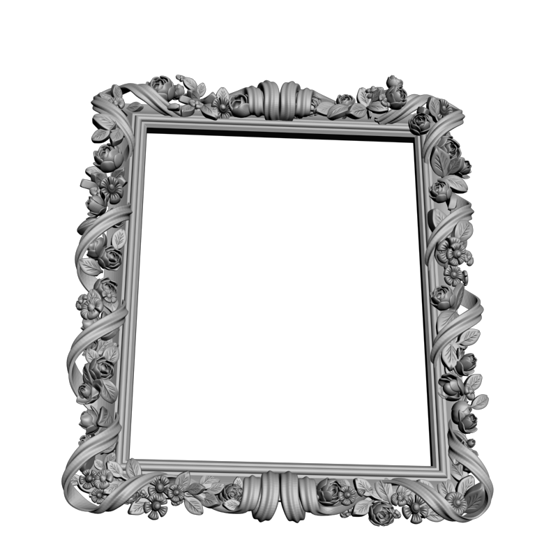 картинка Рама резная D14-506 3D-STL.COM