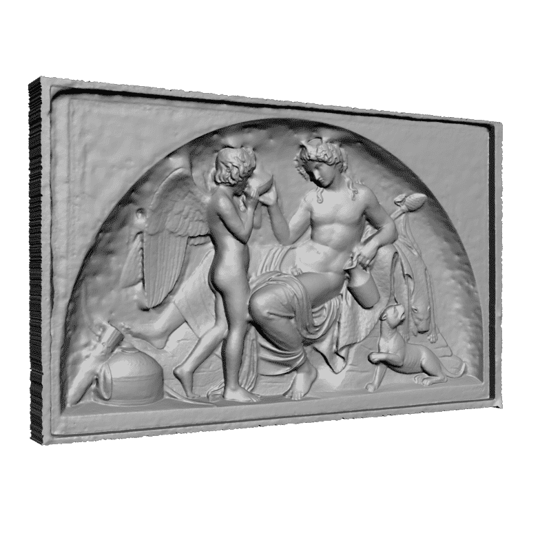 картинка Купидон и Бахус D12-402 3D-STL.COM