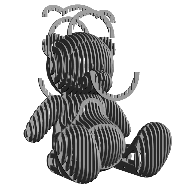картинка Мишка PI1-301 3D-STL.COM