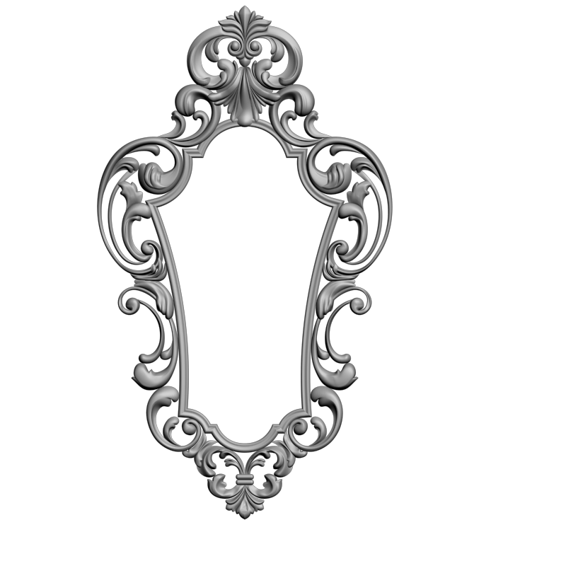 картинка Рамка резная D14-642 3D-STL.COM