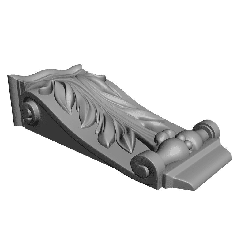 картинка Кронштейн резной D9-045 3D-STL.COM
