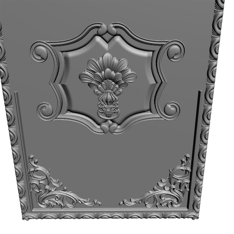 картинка Дверь резная H3-036 3D-STL.COM