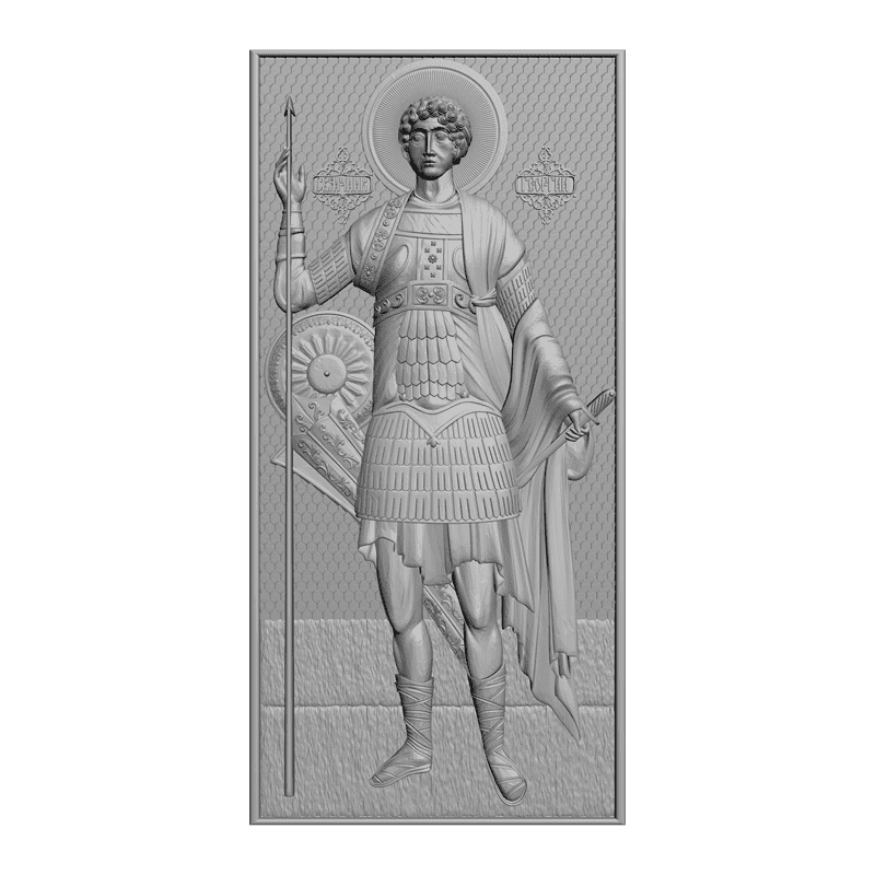картинка Святой Мученник Виктор V3-062 3D-STL.COM
