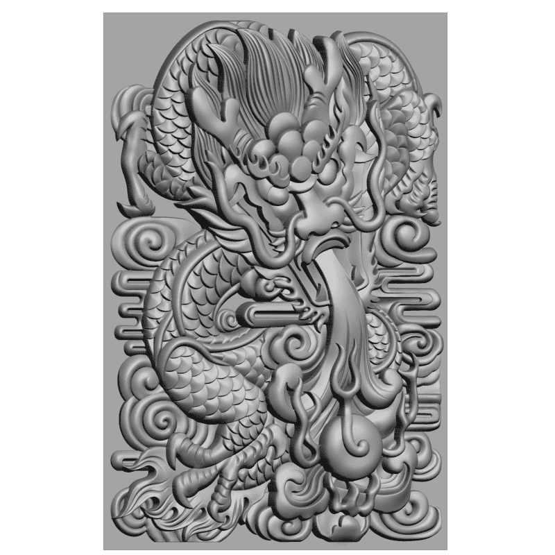 картинка Дракон D12-516 3D-STL.COM