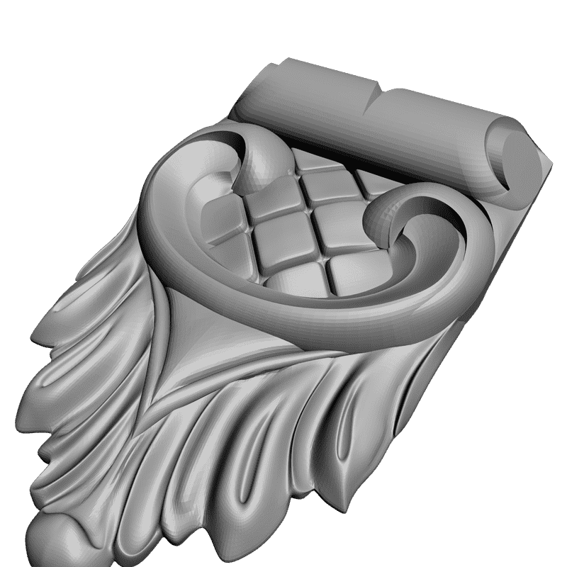картинка Кронштейн резной D9-113 3D-STL.COM