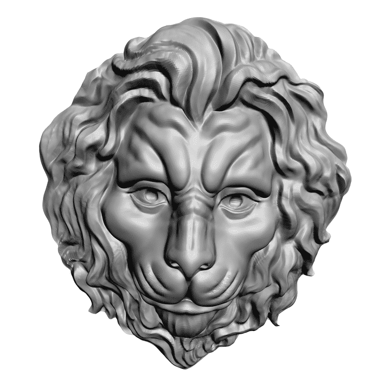 картинка Лев F1-001 3D-STL.COM
