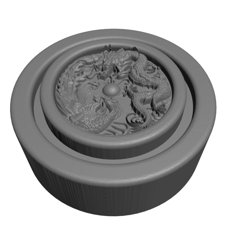 картинка Шашка с драконом PI2-081 3D-STL.COM