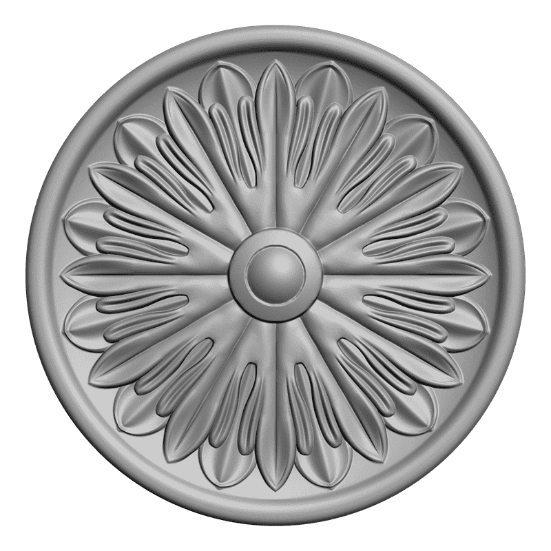 картинка Розетка резная D16-199 3D-STL.COM