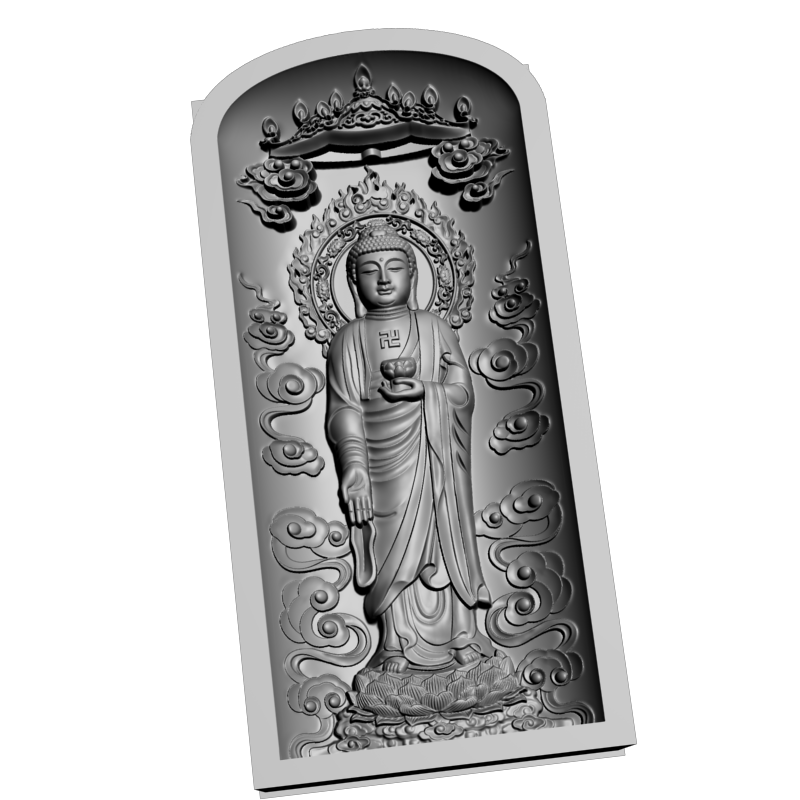картинка Будда в полный рост V9-094 3D-STL.COM