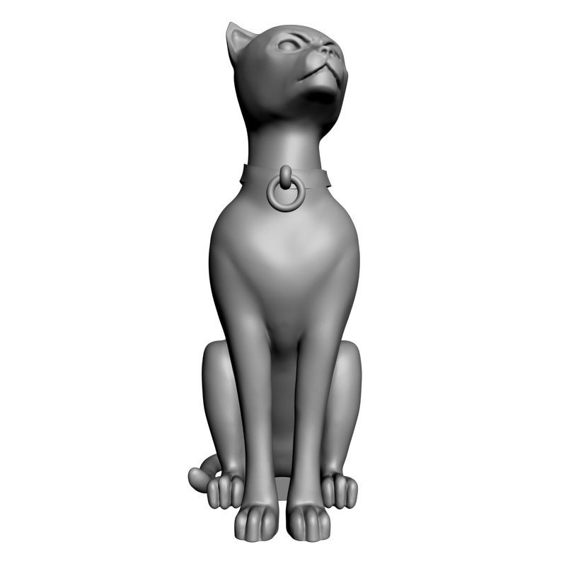 картинка Кошка F1-296 3D-STL.COM