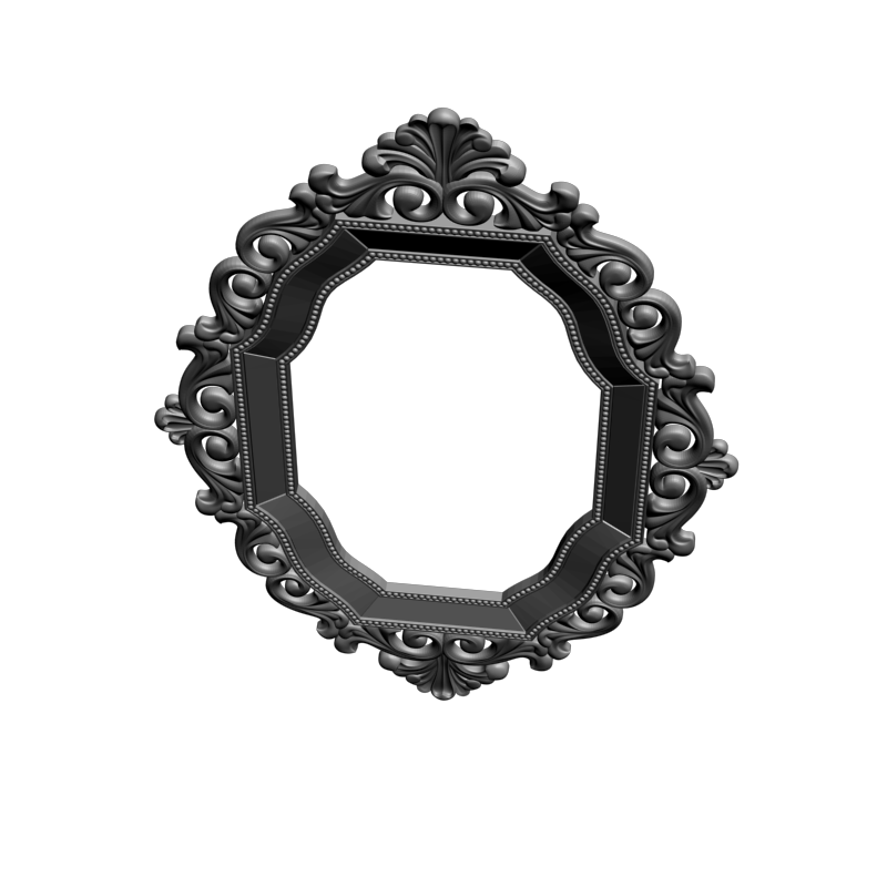 картинка Рамка резная D14-646 3D-STL.COM
