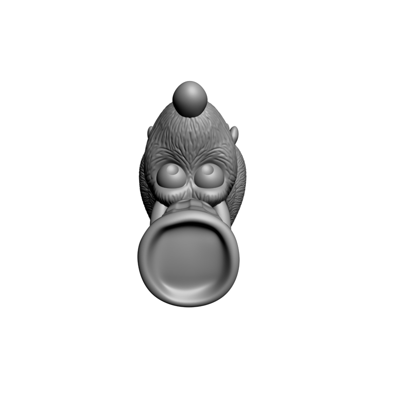 картинка Крыса в колпаке из мультфильма рататуй PI1-580 3D-STL.COM