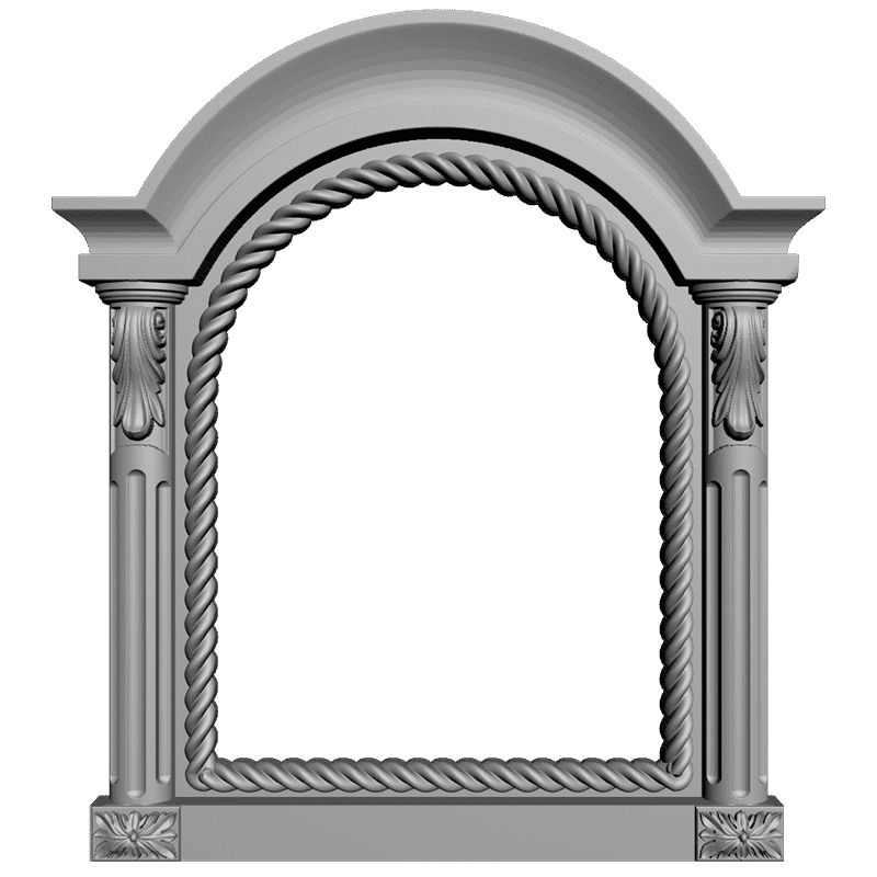 картинка Рама резная для иконы D14-199 3D-STL.COM