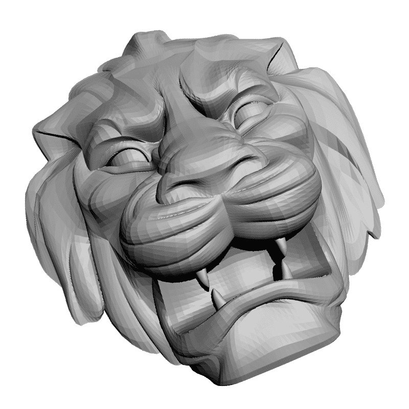 картинка Тигр F1-022 3D-STL.COM