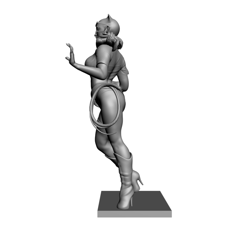 картинка Женщина-кошка L3-423 3D-STL.COM