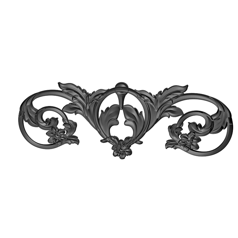 картинка Накладка декоративная рамная D10-395 3D-STL.COM